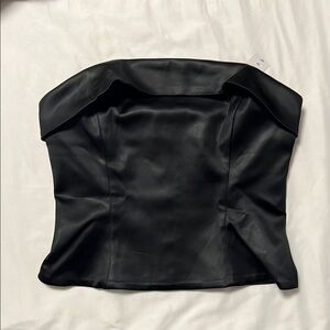 Aritzia Ten Shimmer Satin Bustier